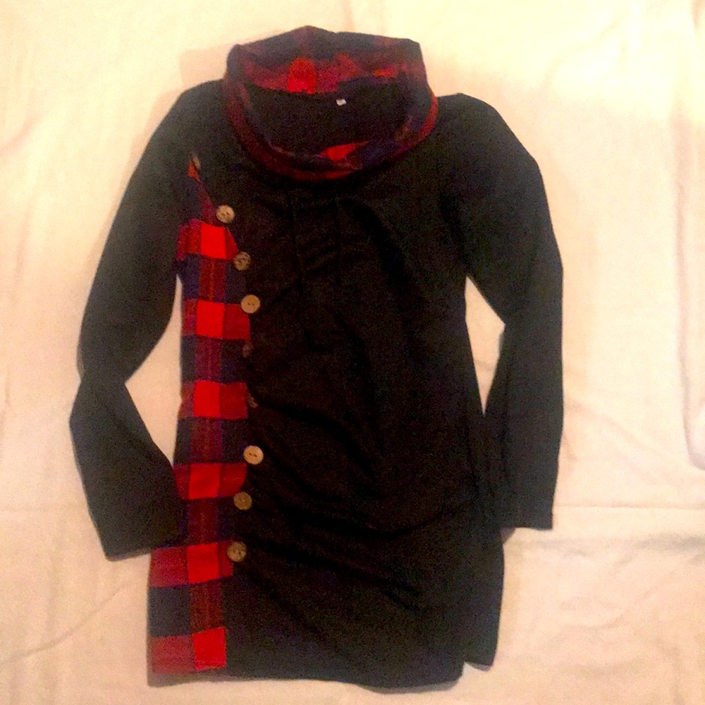 Cowl neck top